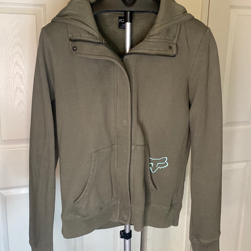 Fox zip up hoodie